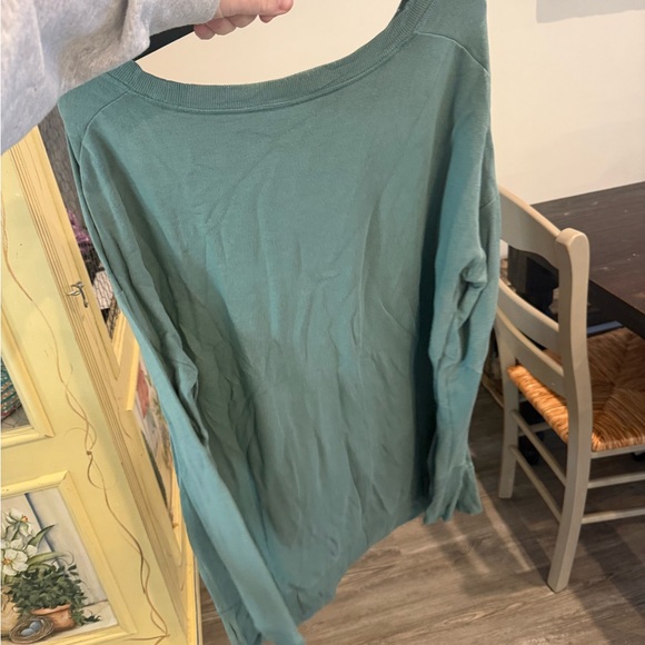 Athleta Teal Crew Neck Sweater - Picture 5 of 5